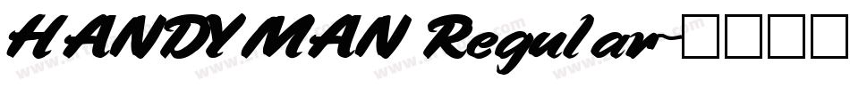 HANDYMAN Regular字体转换